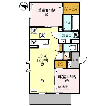 須磨駅 徒歩13分 1階の物件間取画像