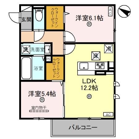 山陽須磨駅 徒歩12分 2階の物件間取画像