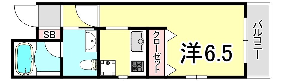 ヴィータ塚本通の物件間取画像