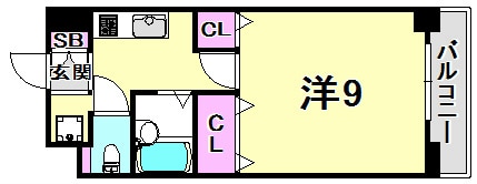 エストゥディオ甲子園口の物件間取画像