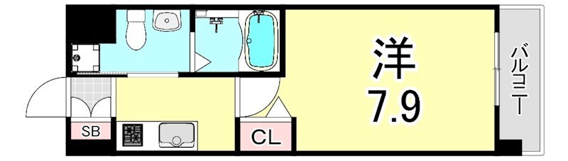 甲南山手駅 徒歩7分 6階の物件間取画像