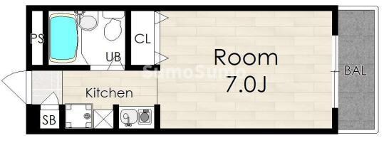 妙法寺駅 徒歩3分 4階の物件間取画像