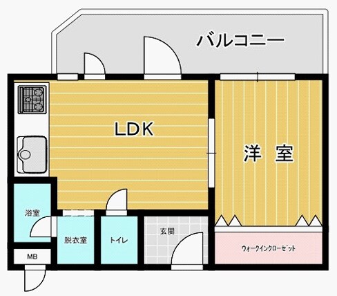 花隈ダイヤハイツの物件間取画像