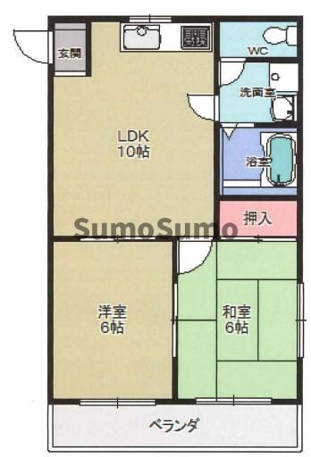 御影駅 徒歩2分 4階の物件間取画像