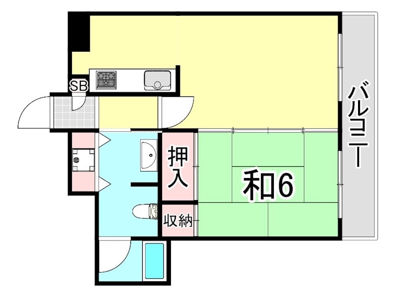 今津駅 徒歩7分 5階の物件間取画像