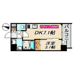 SDグランツ三宮イーストフロントの物件間取画像