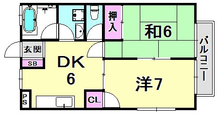 ブジュン苑の物件間取画像