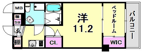 甲子園駅 徒歩5分 5階の物件間取画像