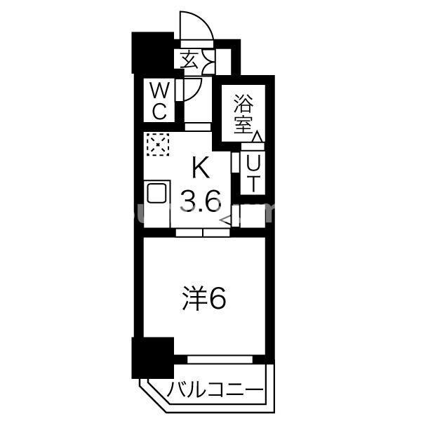 ワールドアイ神戸湊町の物件間取画像