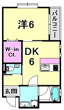 西宮北口駅 徒歩7分 3階の物件間取画像