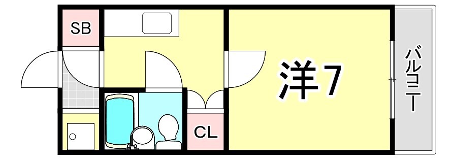 甲南山手駅 徒歩12分 2階の物件間取画像