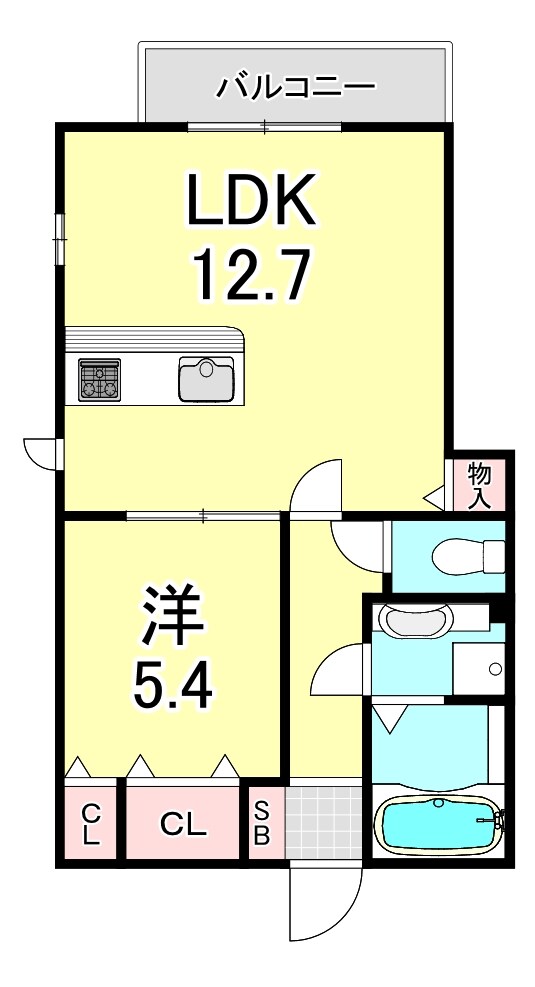 CLAIRの物件間取画像