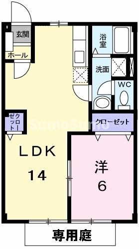 ロイヤルハイツⅢの物件間取画像