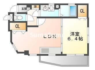 鷹取駅 徒歩5分 2階の物件間取画像