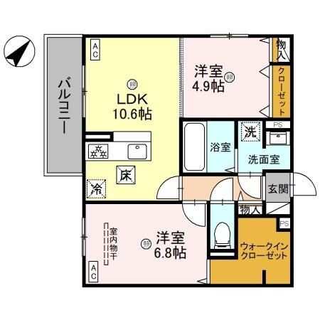 東須磨駅 徒歩5分 1階の物件間取画像