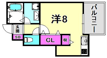 ラフォルテ門戸の物件間取画像