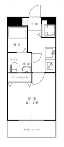 ラウル六甲道の物件間取画像