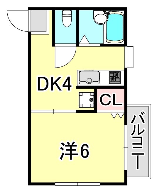 パラツィーナ甲子園口Ⅱの物件間取画像