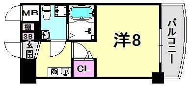 セレニテ甲子園Ⅱの物件間取画像