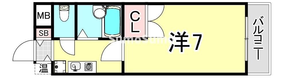 須磨寺駅 徒歩5分 1階の物件間取画像
