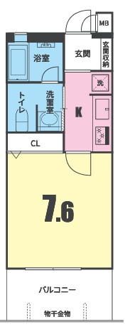 三ノ宮駅 徒歩7分 3階の物件間取画像