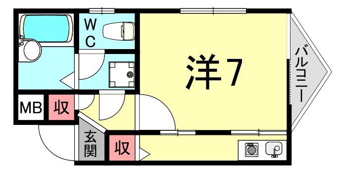 アンフィニジョア六甲の物件間取画像