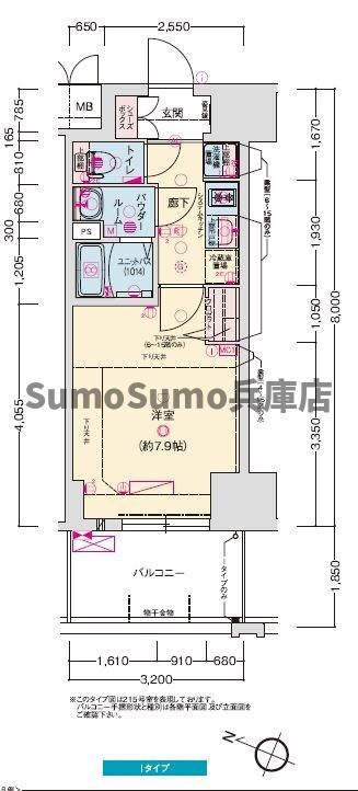 神戸駅 徒歩7分 3階の物件間取画像