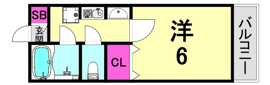 門戸厄神駅 徒歩10分 1階の物件間取画像