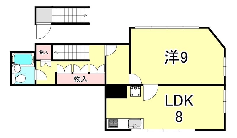 夙川駅 徒歩3分 4階の物件間取画像