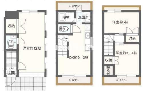 新長田駅 徒歩4分 1-3階の物件間取画像