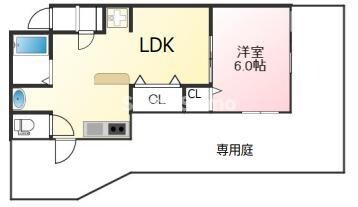 ビーコート熊内の物件間取画像