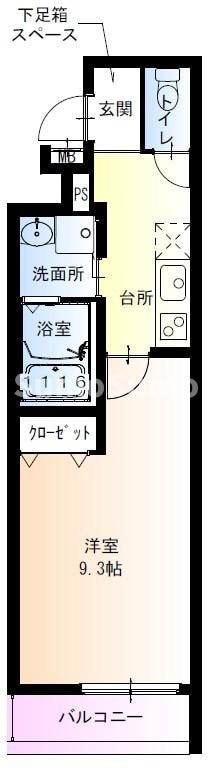 中央市場前駅 徒歩7分 2階の物件間取画像