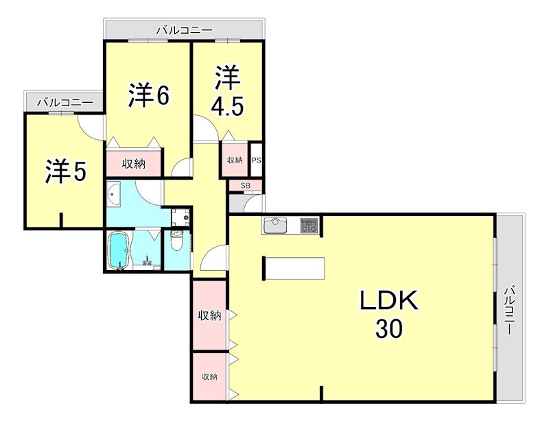 上ヶ原TWENTYEIGHTの物件間取画像