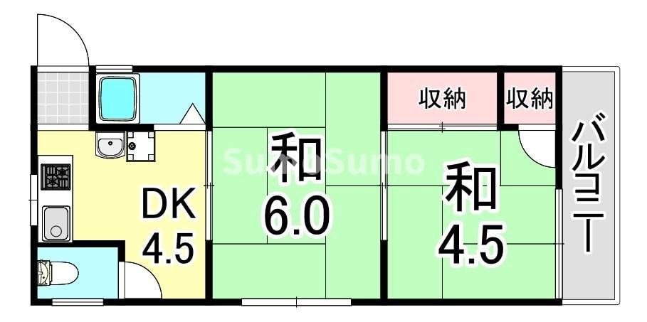 貴和ハウスの物件間取画像