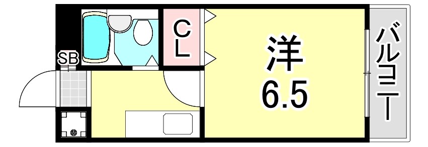 深江駅 徒歩3分 3階の物件間取画像