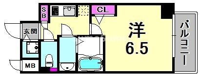 S-RESIDENCE神戸元町の物件間取画像