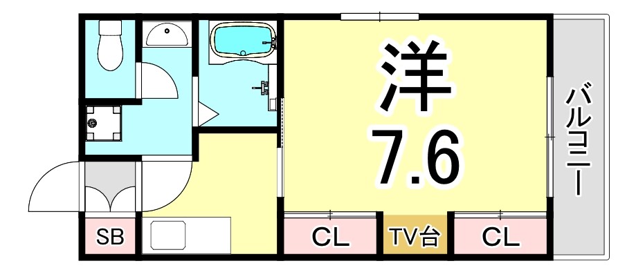 甲子園駅 徒歩5分 3階の物件間取画像