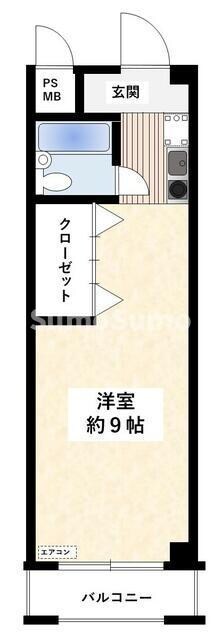 マブランシェット弦月の物件間取画像