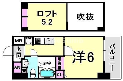 元町駅 徒歩12分 12階の物件間取画像