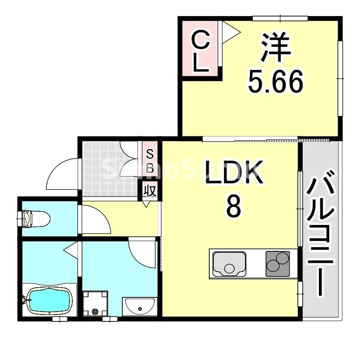 KARIN駒ヶ林の物件間取画像