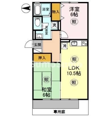 クレール東落合の物件間取画像