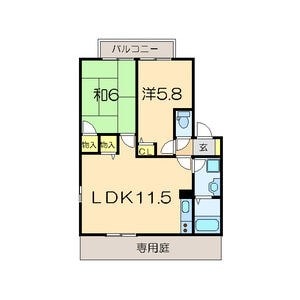 東須磨駅 徒歩9分 1階の物件間取画像