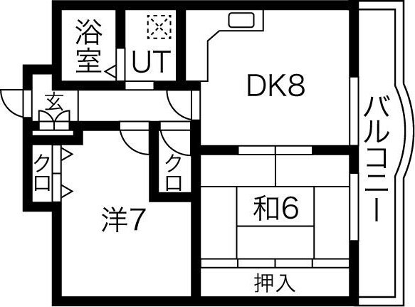 六甲駅 徒歩8分 3階の物件間取画像