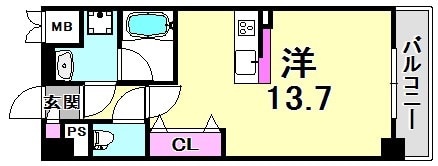 今津駅 徒歩8分 2階の物件間取画像