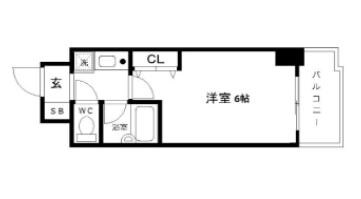 三ノ宮駅 徒歩9分 10階の物件間取画像