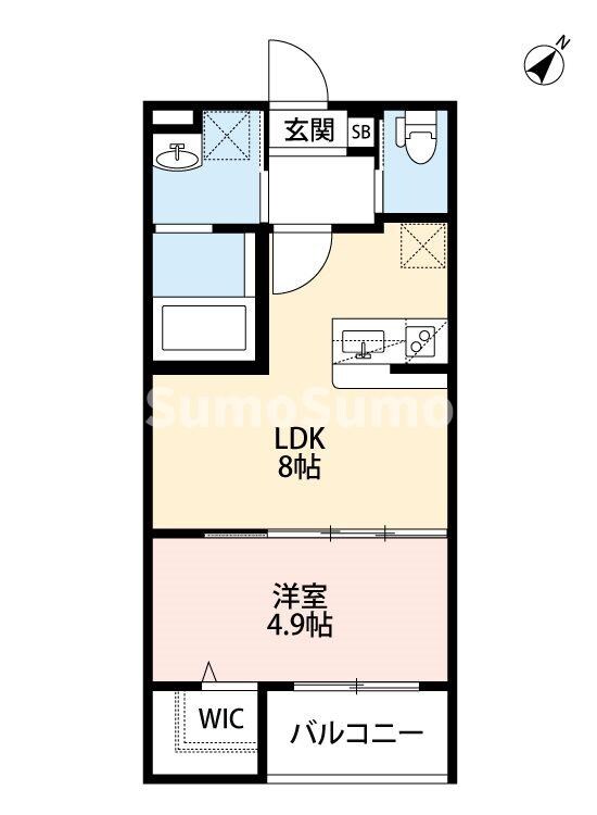 ボヌール御蔵通の物件間取画像