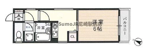 甲南山手駅 徒歩7分 4階の物件間取画像