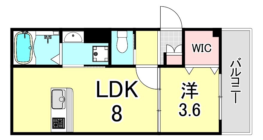 芦屋駅 徒歩12分 3階の物件間取画像