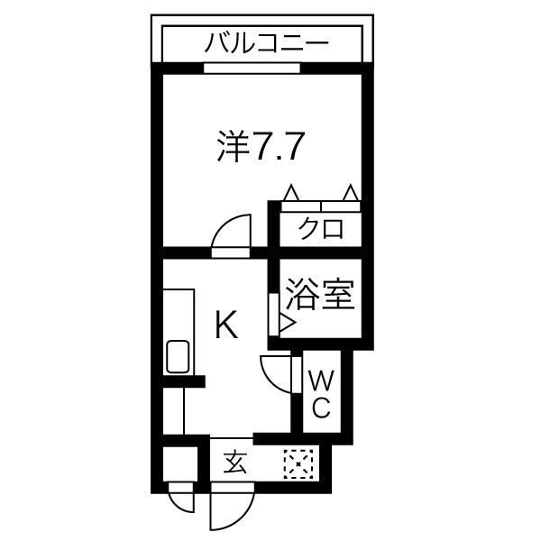 グラーツィア東灘の物件間取画像