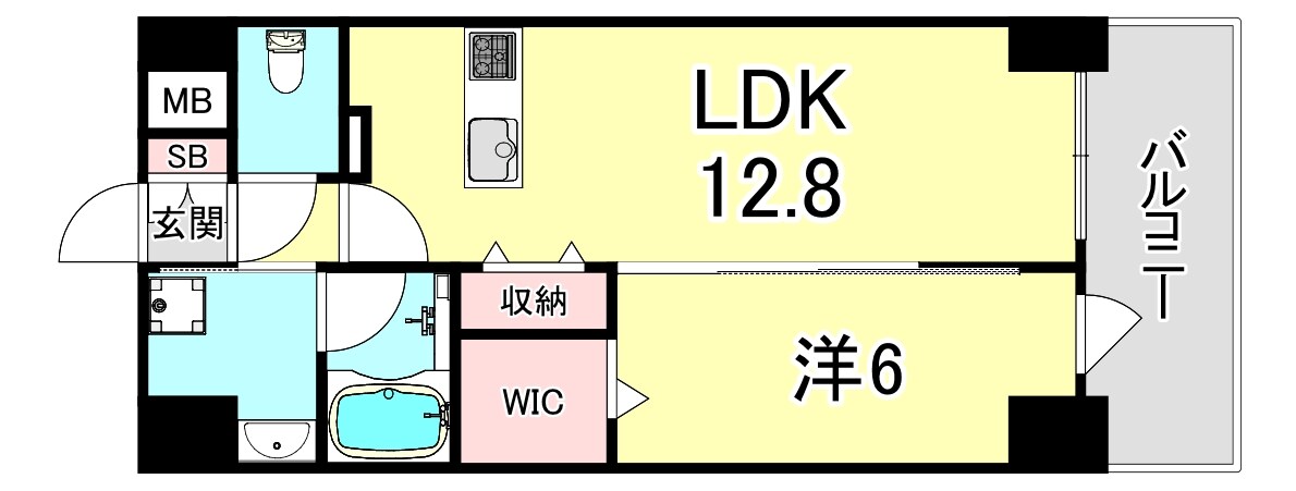 三ノ宮駅 徒歩14分 2階の物件間取画像